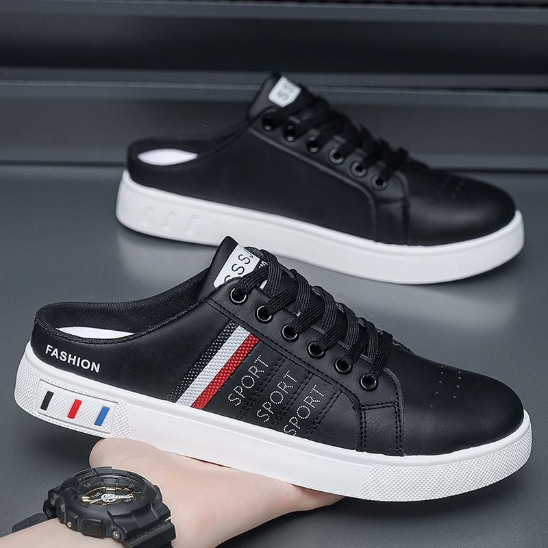 Summer Men Slippers Comfortable Casual Shoes for Men Fashion Flat Sneakers Half Slippers Tenis Masculino