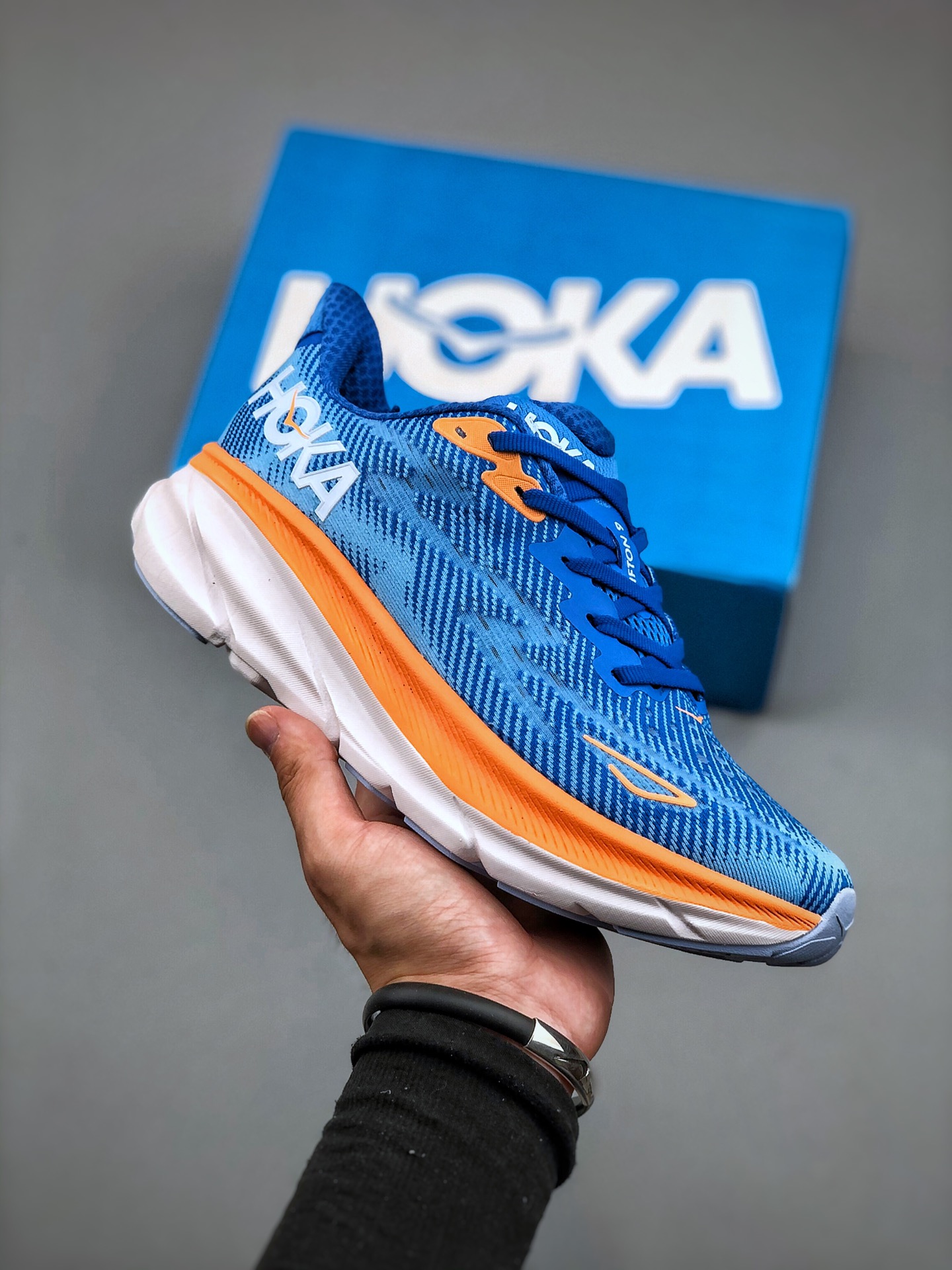 HOKA ONE ONE M CLIFTON 9 functional cushioning running shoes for men and women, best-selling versatile casual sports shoes
