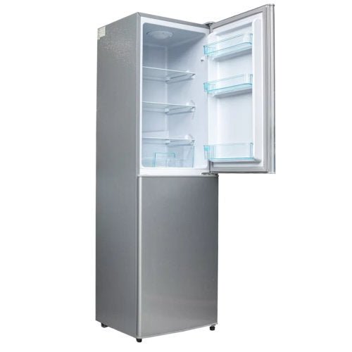 NASCO NASD2-24FL 196L BOTTOM FREEZER FRIDGE - LIGHT GRAY