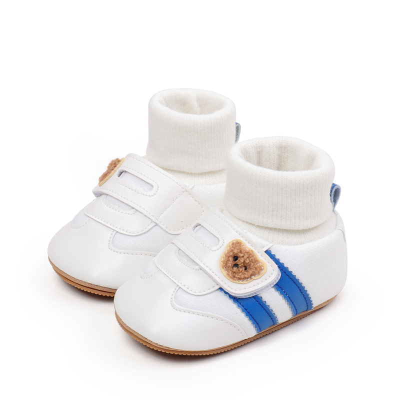 Baby Shoes Soft Cotton Sock Shoes Ankle-covered Style Spring & Autumn Sneakers Cute Design Newborn Prewalker Shoes