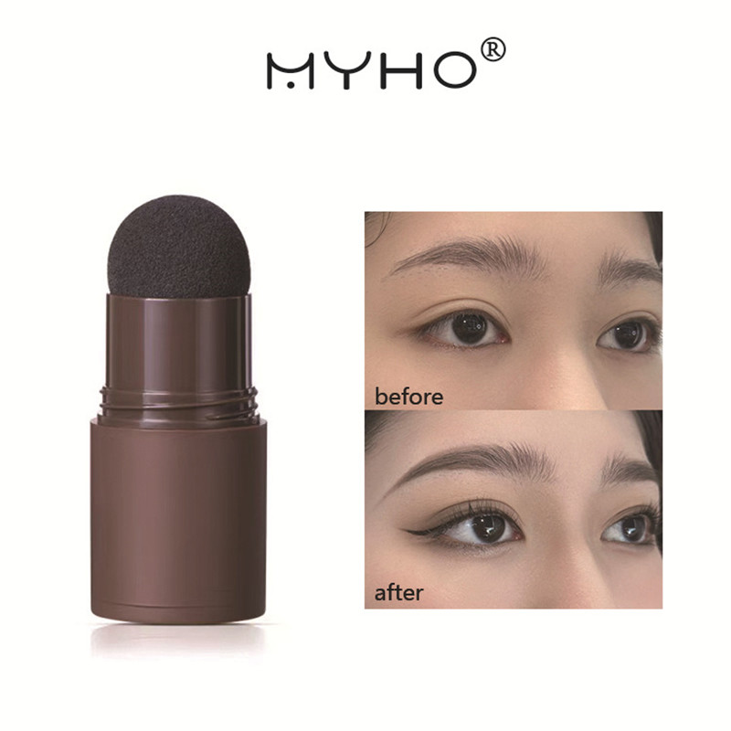 Eyebrow Stamp Waterproof Long Lasting Natural Brow Stamp Shaping Kit Shape Brow Stamp Contouring Stick Hairline 3Colors