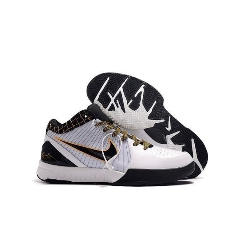 Nike Kobe 4 Men's Basketball Shoes Fashion Travel Shoes Retro Jogging Shoes Classic Sports Shoes Low Top Casual Shoes