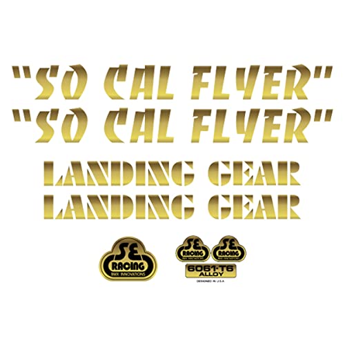SE Bikes So Cal Flyer Decal Set Null Gold