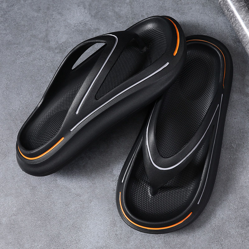 Thong Flip Flops Men Cloud Slippers Summer Shoes Memory Foam Pillow Slides Orthopedic Clip Toe Arch Support Beach Sandals
