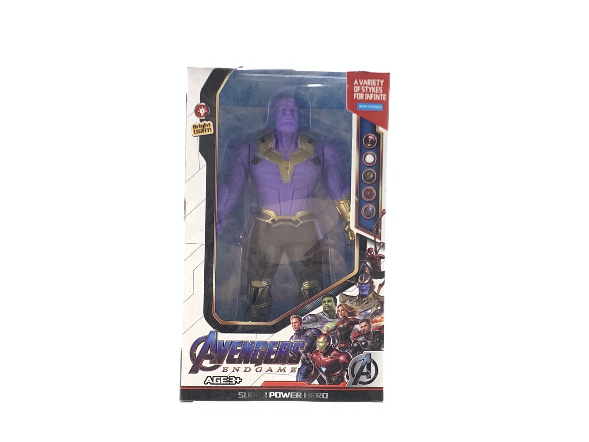 Marvel Spider Man Hulk Iron Man Anime Action Doll Christmas Gift Pvc Movable Joint Luminous Doll Series Model Toy