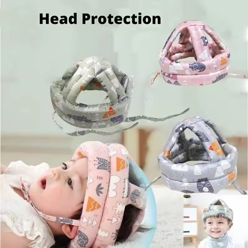 Anti-collision Protective Hat Baby Safety Helmet Soft Comfortable Head Security & Protection Adjustable Hats Baby Toddler Cap