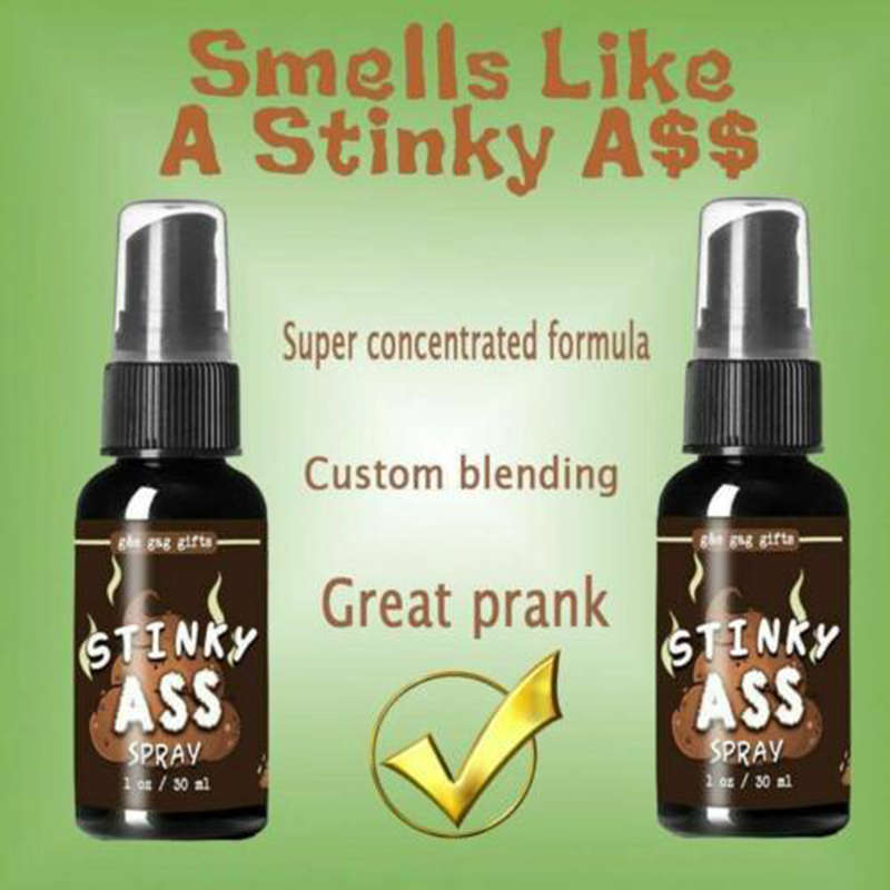 30ml Novelties Liquid Fart Gag Prank Joke Spray Can Stink Bomb Smelly Stinky Gas Funny Trick Fun Gadgets Toys For Children