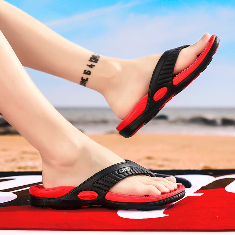 Youpin Men Summer Massage Flip Flop Breathable Beach Shoes Sandals Outdoor Havaianas Durable Summer Leisure Slippers