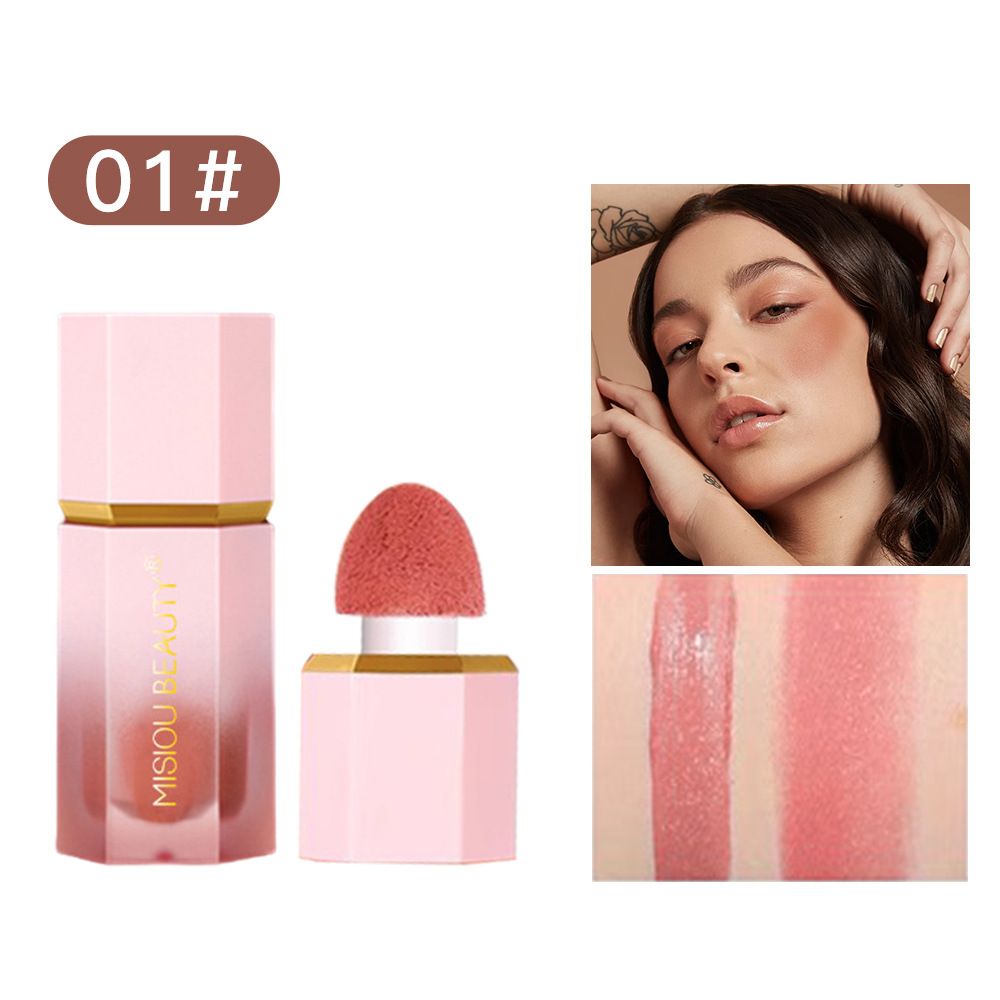 Matte Liquid Blush Stick Lasting Easy Color Blush Cream for Lips and Cheeks Concealer Waterproof Lip Gloss Makeup. B2-885