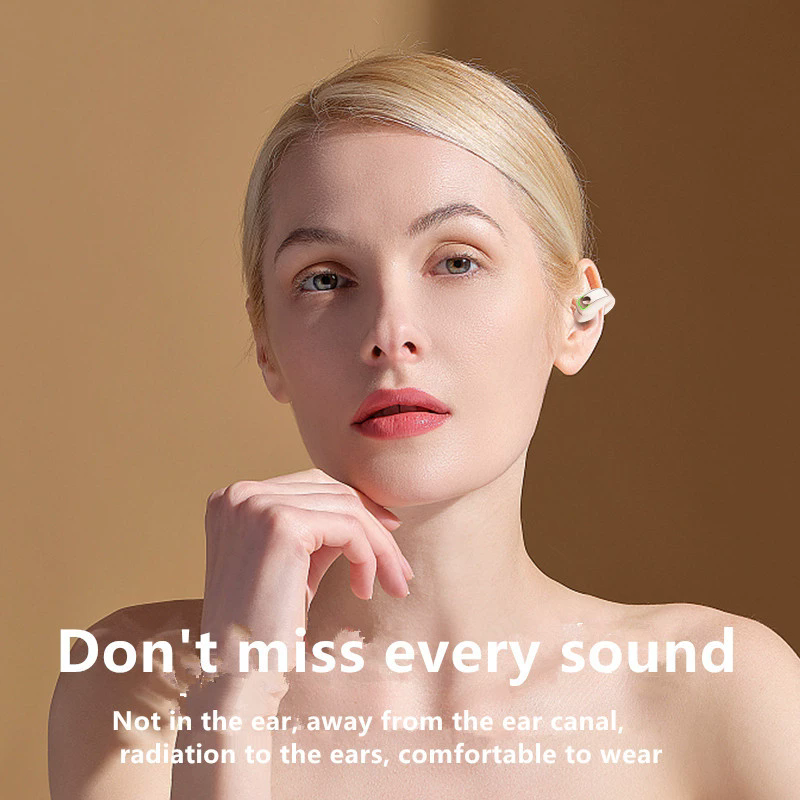 New clip on GD28 Bluetooth earphones with single ear hanging style for business and sports