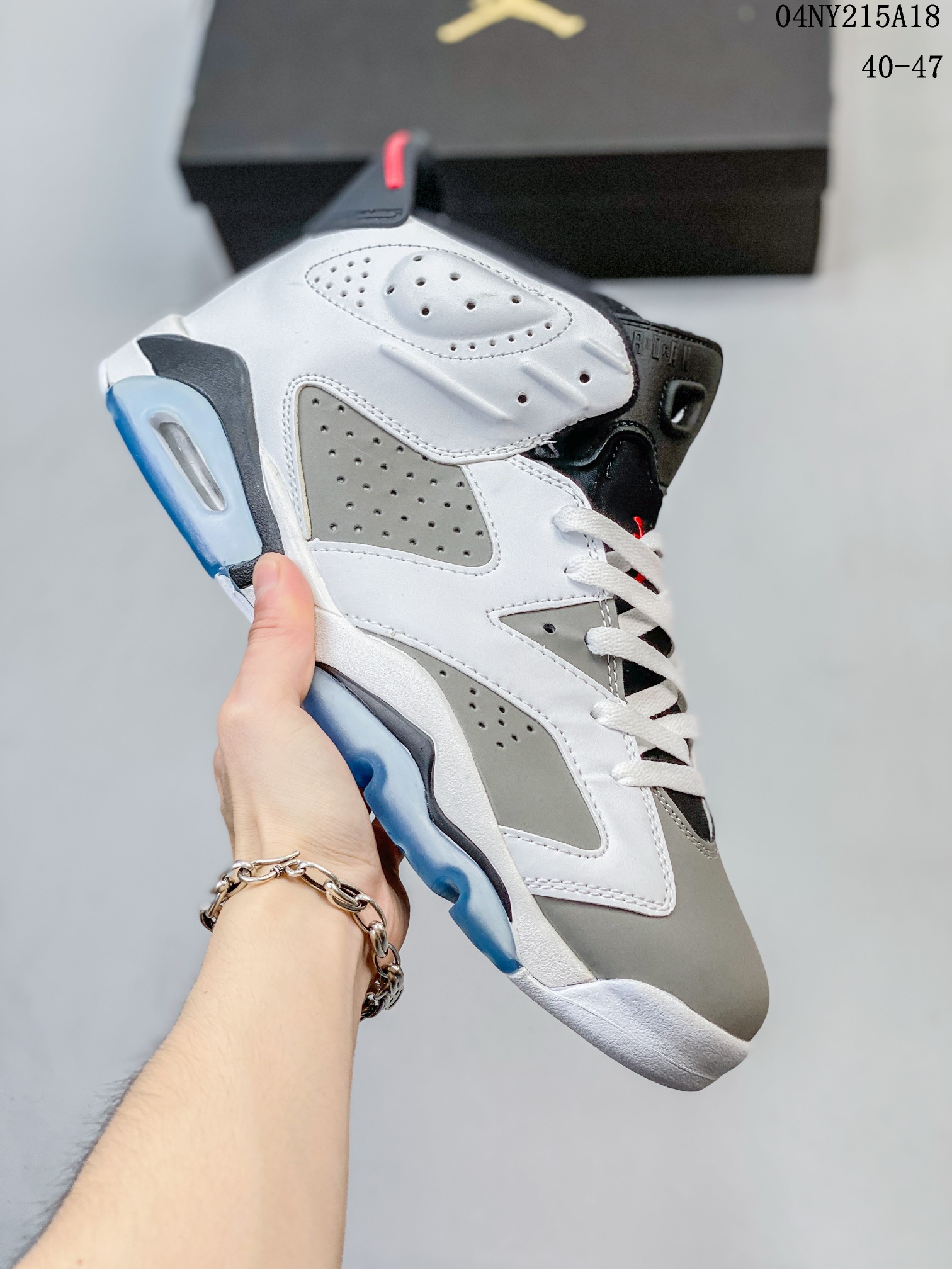 Jordan brand 6 basketball shoes walking shoes comfort men's non-slip platform shoes size 40-46