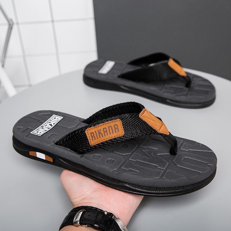 Men's Flip Flops Casual Beach Shoes Large Size Men Sandals Summer Leisure anti slip