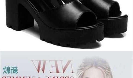 New Women's Thick Heel Waterproof Platform Sandals