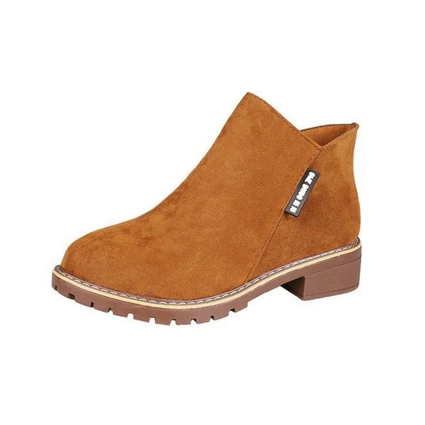 New Martin boots female zipper boots, low and low tube women's Boots
