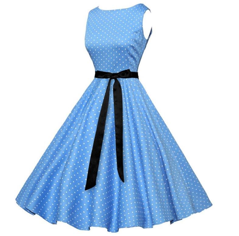 Selling summer Round neck sleeveless Color matching Casual Party Big dress