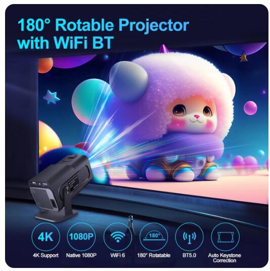 Magcubic 4K Android 11 Projector Native 1080P 390ANSI HY320 Dual Wifi6 BT5.0 1920*1080P Cinema portable Projetor upgrated HY300