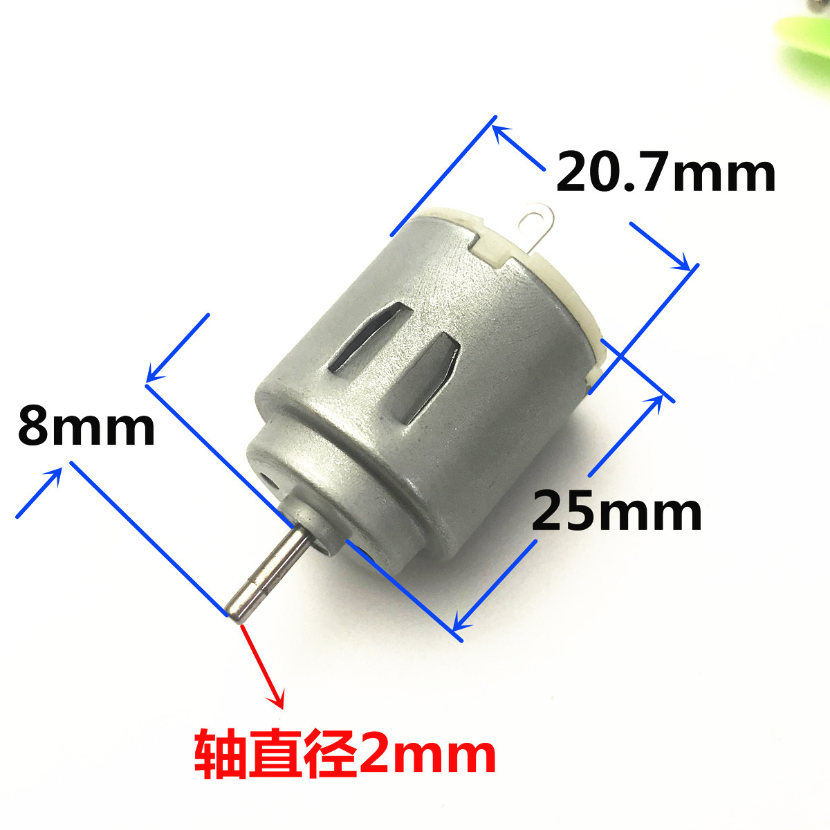Electric Motor 3V 0.2A 12000RPM 65Gcm Mini Micro DC Motor for DIY Toys Hobbies Smart Car MOTOR For Arduino DIY Kit