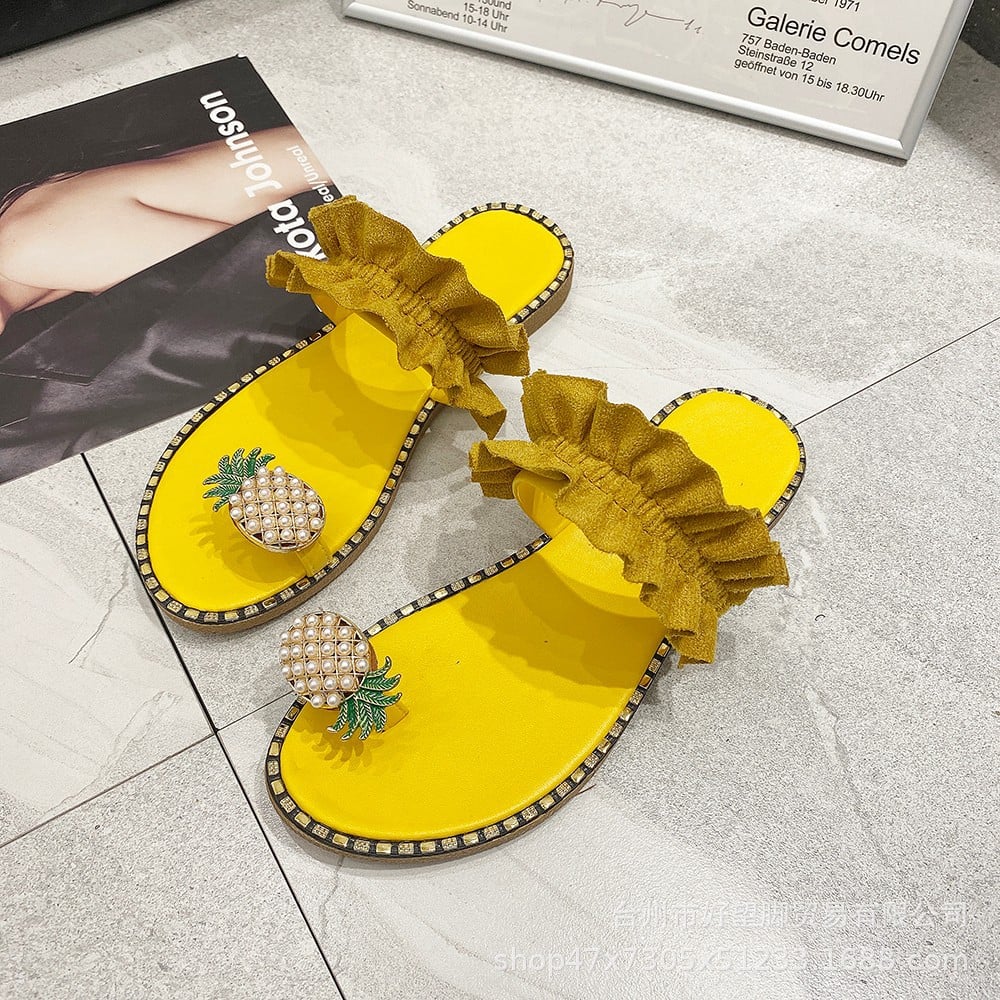 Slippers Women Sandals Platform Sandals Shoes Women Bow Summer Sandals Slipper Indoor Outdoor Flip-flops Beach Shoes Female