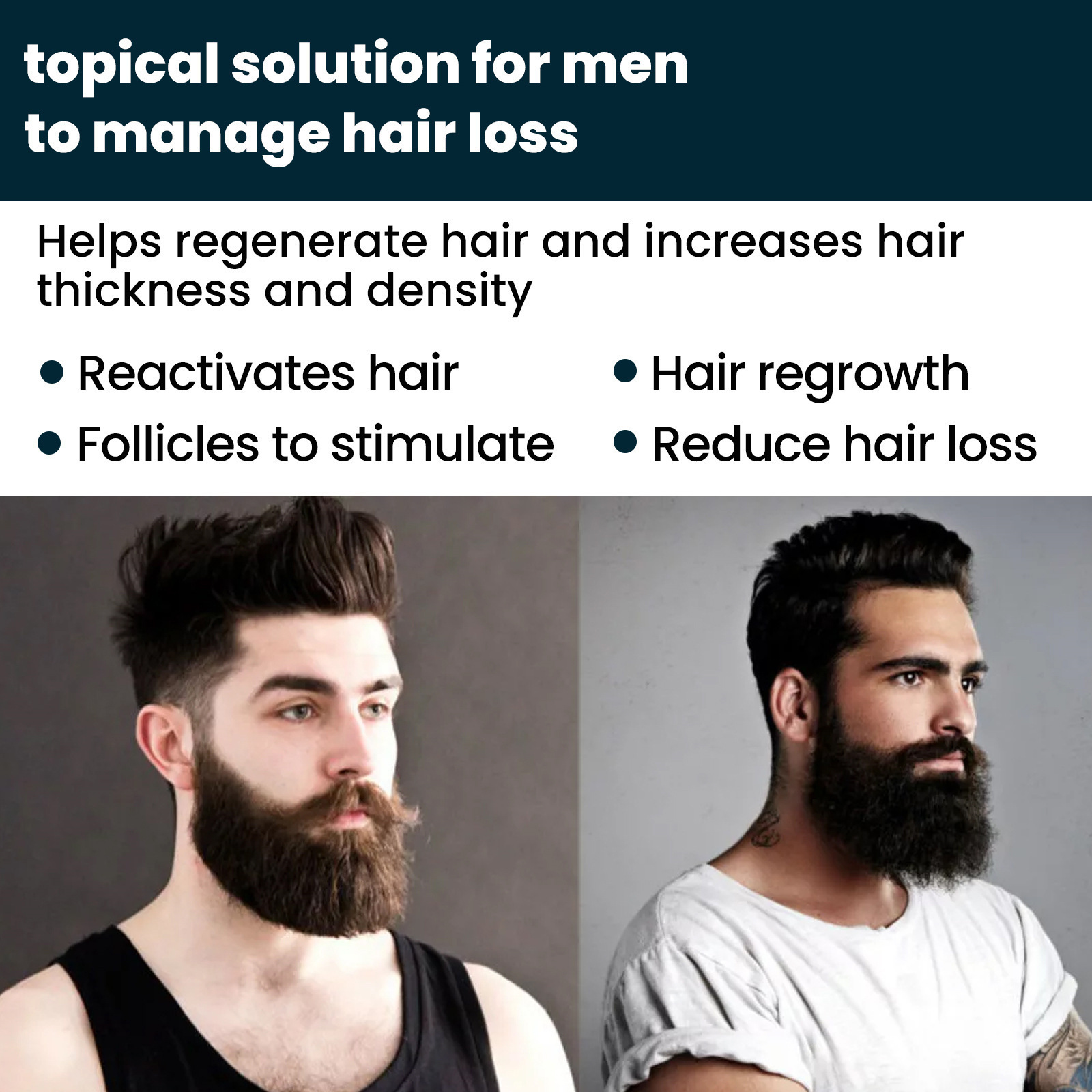 1 Month Supply 5% Extra Strength Men Hair loss man/women