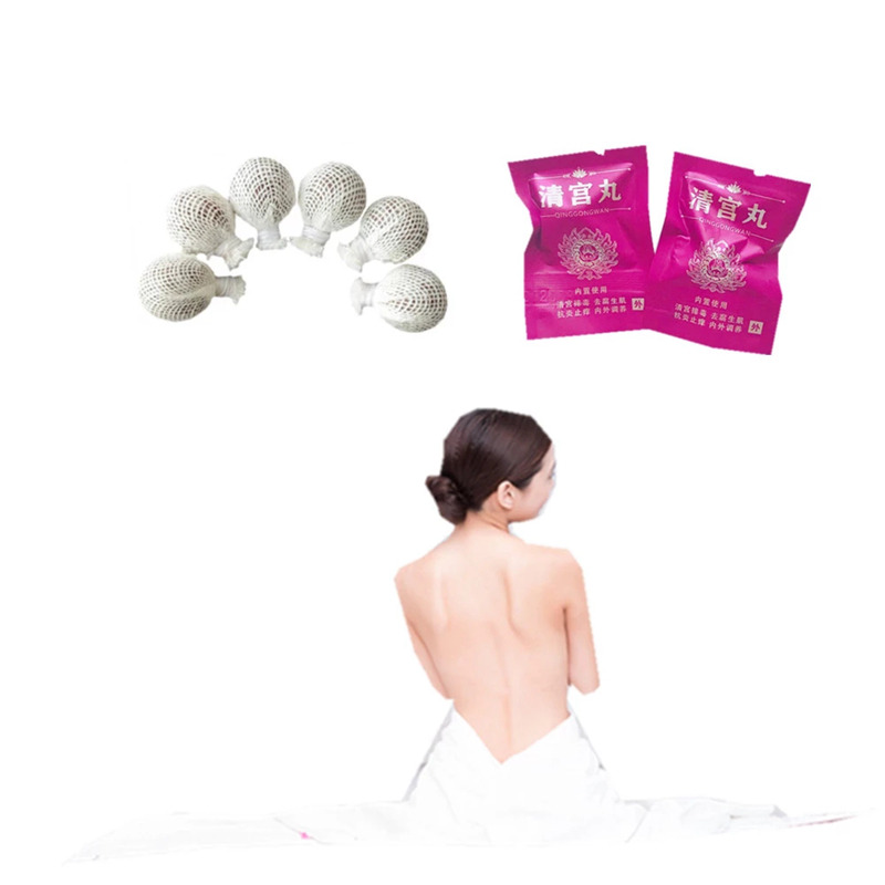 50PCS Yoni Pearls Chinese Medicine Swabs Vaginal Tampon Toxins Gynaecology Pads Feminine Hygiene Tampons Clean Point
