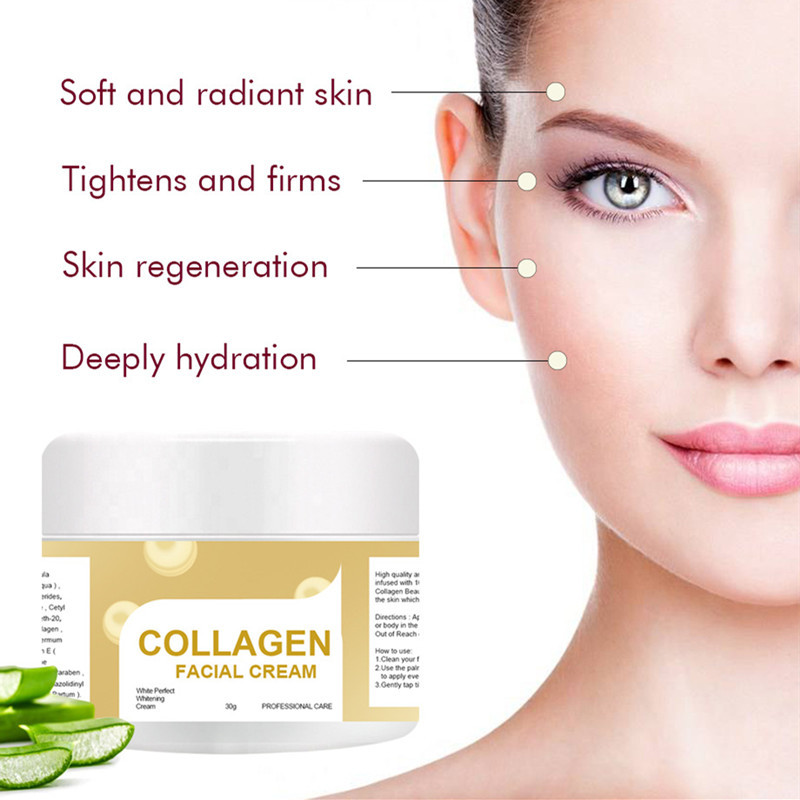 Whitening Face Primer Moisturizing Oil-control Anti Wrinkle Korean Facial Collagen Cream Lifting Face Beauty Cosmetic