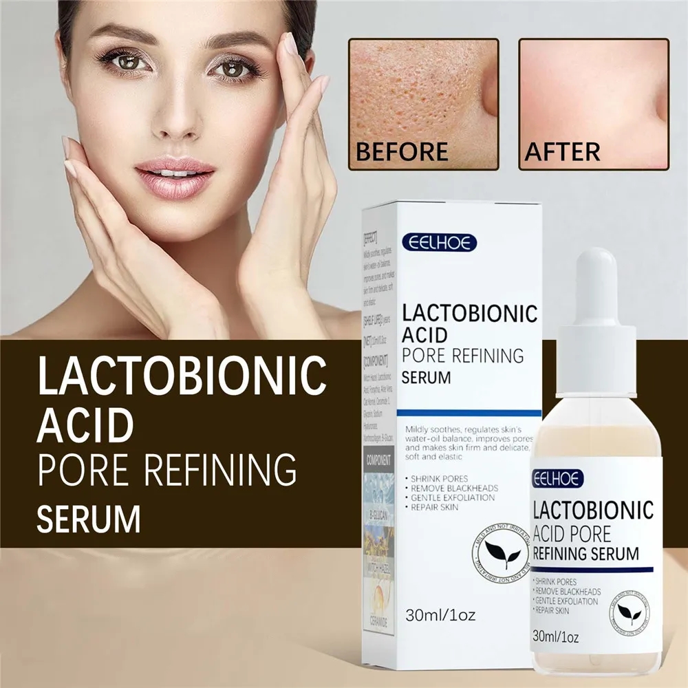 Instant Perfection Serums Facial Lactobionic Acid Skin Care Face Serums Reduce Wrinkles Fine Eye Essence Firming Lifting