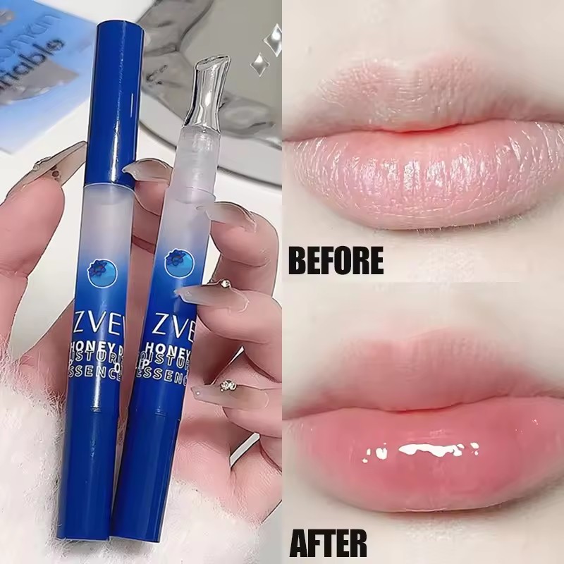 Peach Blueberry lipstick lipstick Makeup Primer Moisturizing Transparent Lipid Long term Moisturizing Lip Color Cosmetics