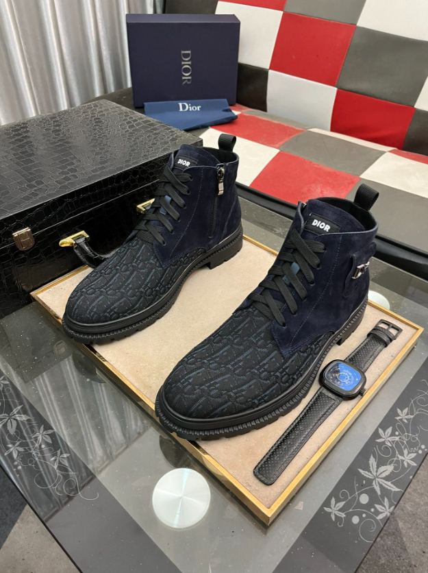 2024 new casual fashion trend printed couple shoes short boots 38-44