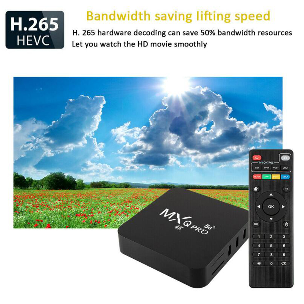 MXQ-Pro Smart TV BOX Android Dual WiFi 2GB RAM 16GB ROM 3D Youtube Media Player 4K Set Top Box Smart Tv Box Global Version