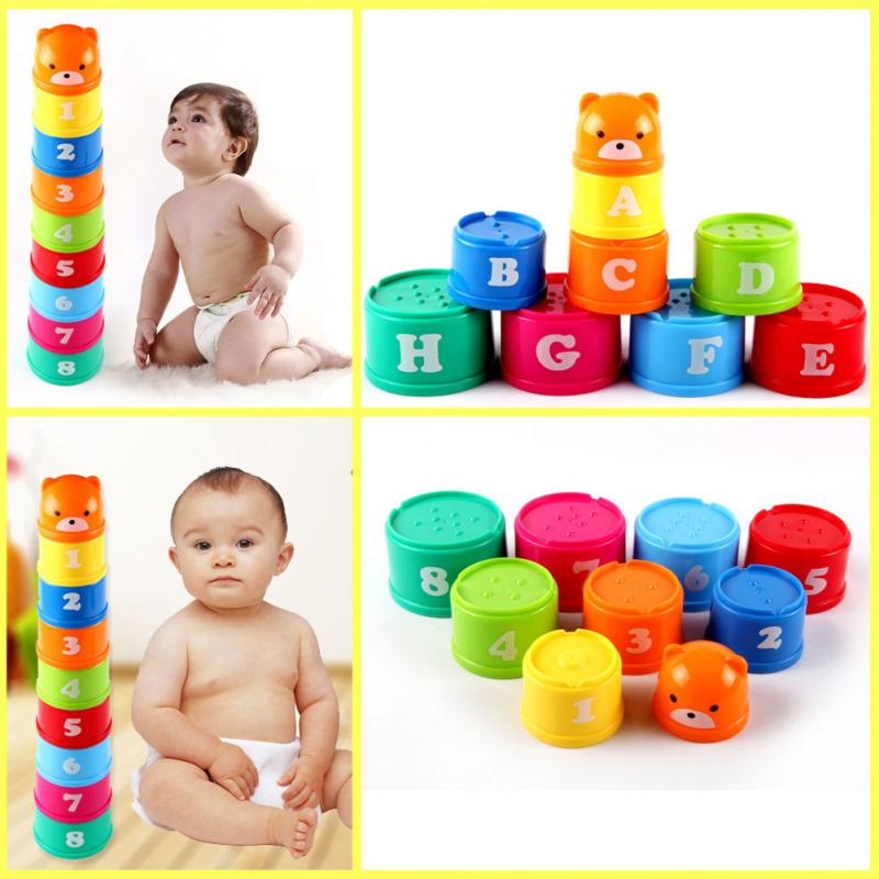 Toddler Enlightenment Teaching Aids, Children's Puzzle Early Education Four Sets Of Pillar Baby Geometric Intelligence Board Sha