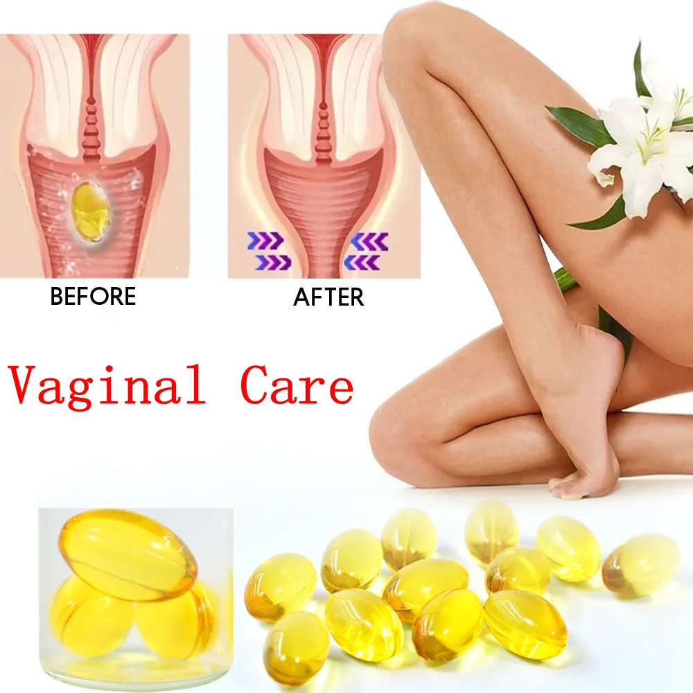 100pcs Yoni Care of Gynecological Capsule Vaginal Tighten Pops Healthy Feminine Vaginal Pops Soft Capsule Feminine Hygiene