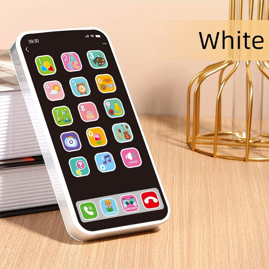 Children Simulation Music Touch Screen Phone Baby English Education Cognitive Phone Intelligent Multi-Functional Toy Model