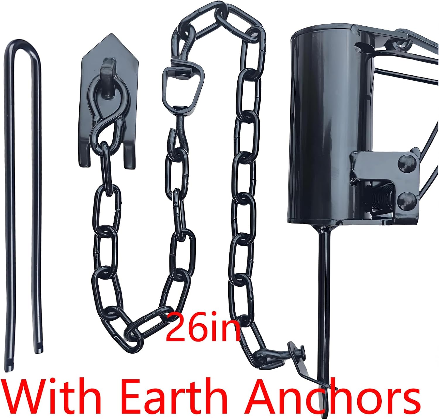 DP Kit Duke DP's Dog Proof Free Extensions with Setter Tool-7 Inch Leverage Handle-Duke Bridger Bait Placement Tool (Kit with Settool)