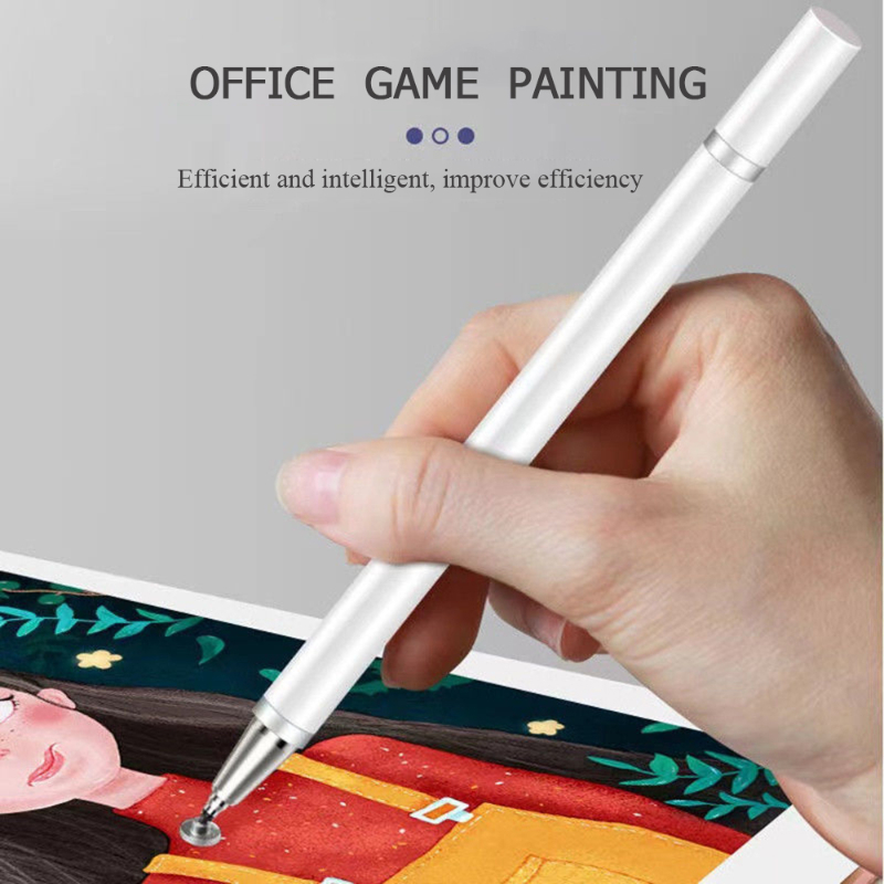 Universal Stylus Pen For Tablet Mobile Android Ios Phone IPad Accessories Drawing Tablet Capacitive Screen Touch Pen+Ball Pen 2