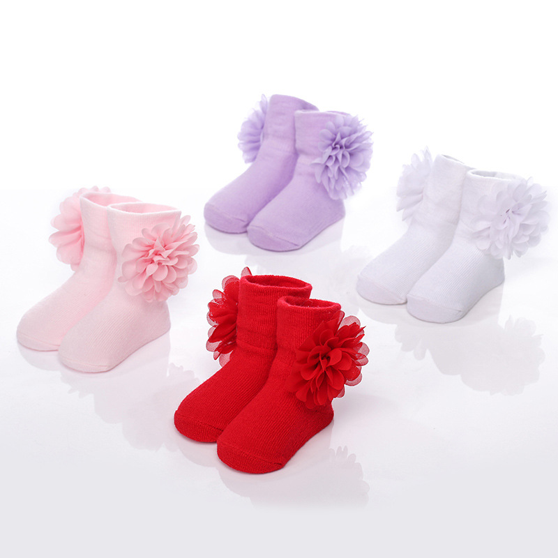 Baby Girls Princess Flowers Socks Hot Selling