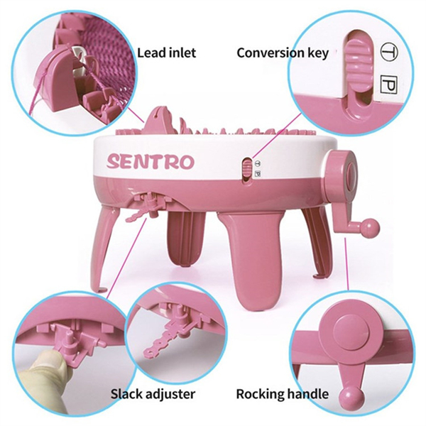 Positions Big Hand Knitting Machine Weaving Loom knit for Scraf Hat Children Educational Learning Toy Knitting Tools 40 Needle