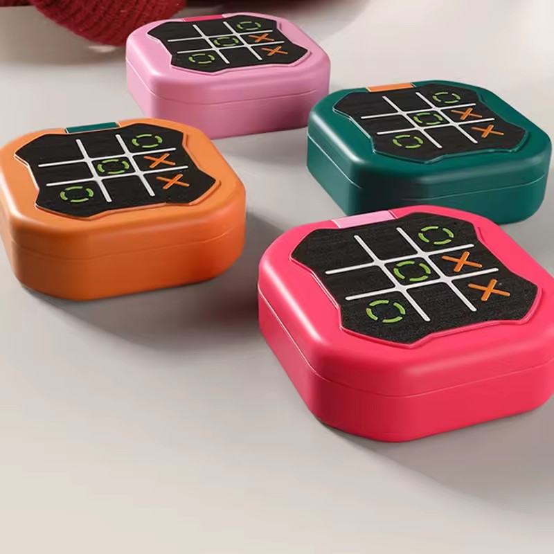1PC Tic-Tac-Toe Board Board Multifunctional Electronic Games Montessori Puzzle Table Game Chess Chess Set PortableFor AdultsKids