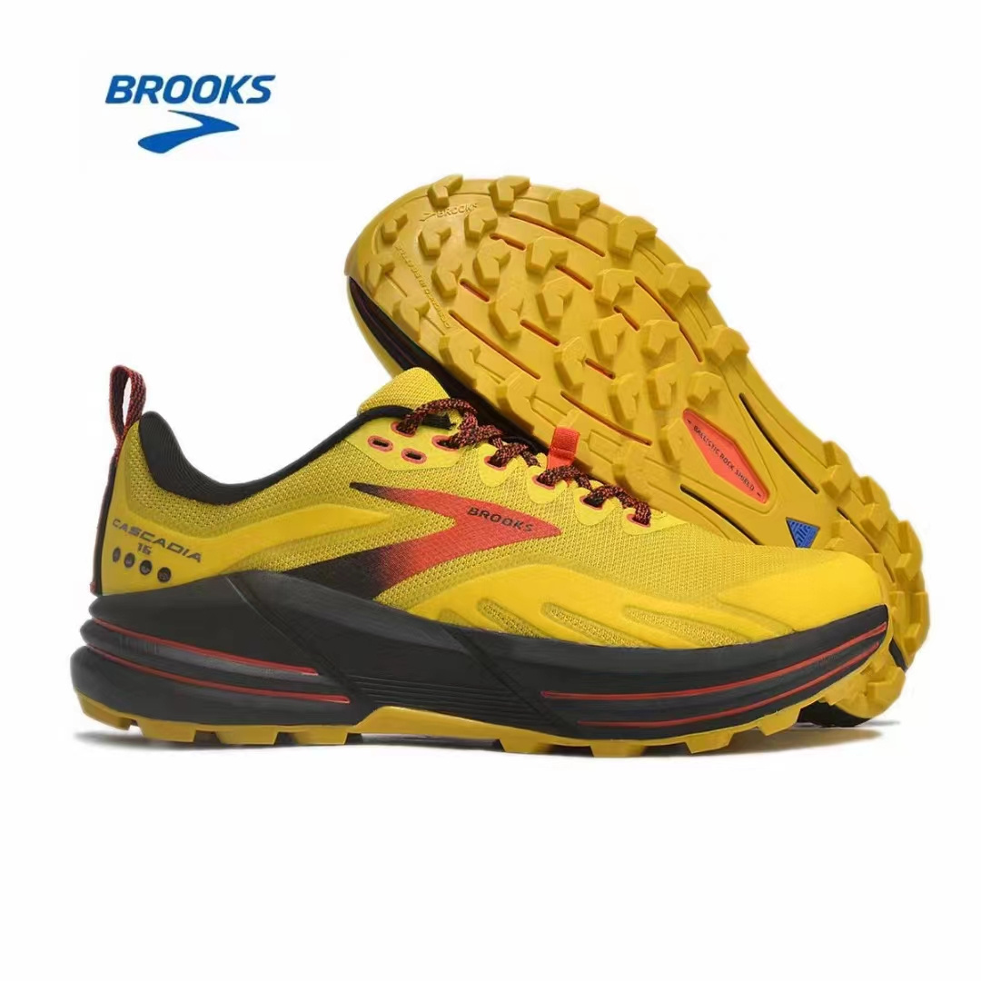 Brooks new men's shoes Cascadia 16 series outdoor cross-country running shoes cushioning sports running shoes