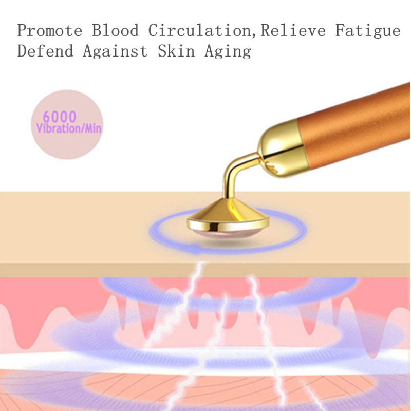 24k jade gold stick powder crystal disc electric stick electric beauty stick facial massage stick jade electric stick