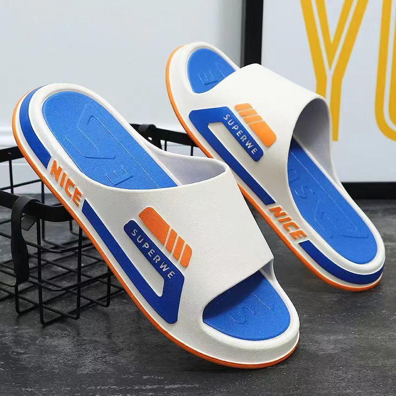 Summer Trend Outside Wear Slippers Indoor Bath Non-slip Personality Slippers Men