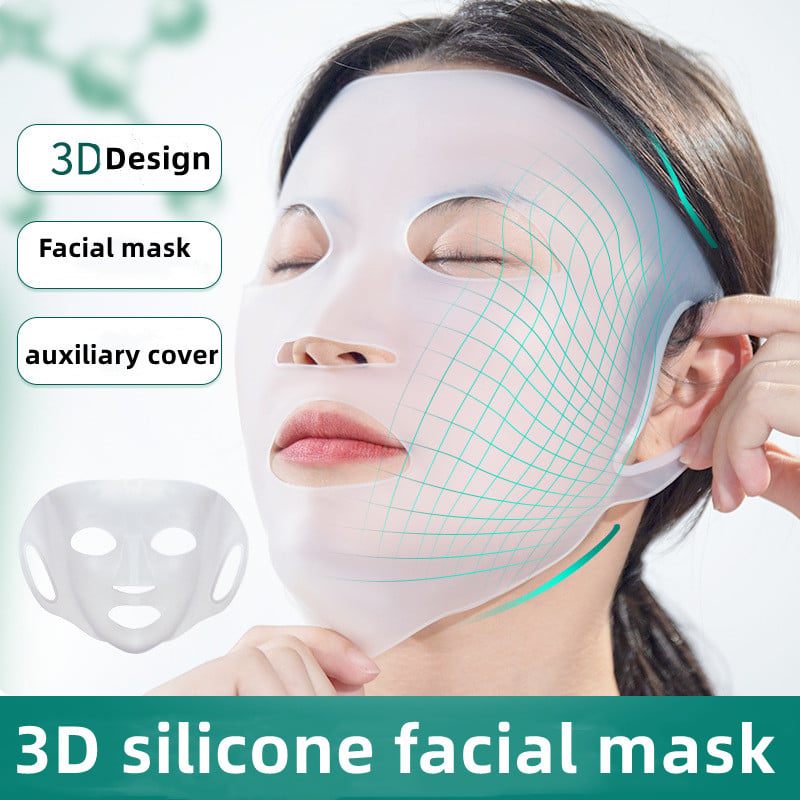 Silicone mask cover 3D hanging ear type anti-slip and anti-fall fixed mask auxiliary device Fresh-keeping mask protective cover
