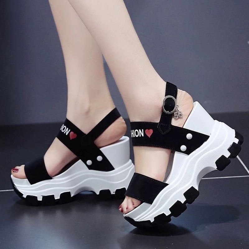 New Summer Women Platform Sandals Female Wedges Comfortable Shoes for Women Fish Toe Outdoor Height Increase Sandalia
