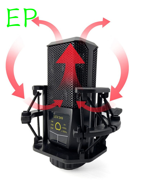 LGT240 Microphone Large Diaphragm Microphone Professional Condenser Microphone For Computer Sound Card Recording Microphone