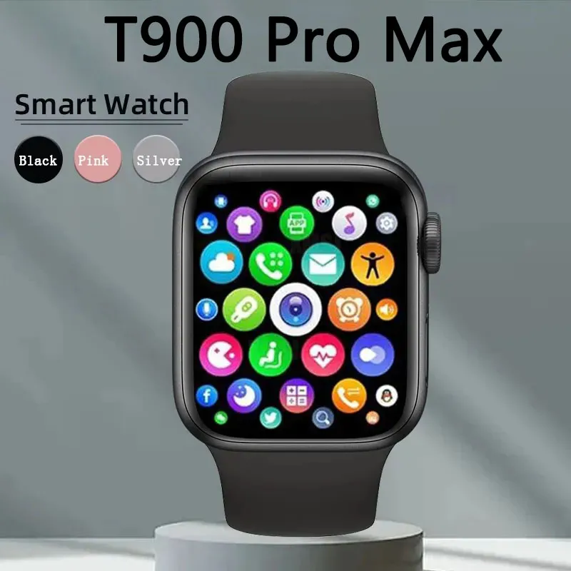 Smart Watch T900 Pro Max Answer Call Sport Fitness Tracker Custom Dial Smartwatch Men Women Gift For Apple Phone PK IWO 27 X8