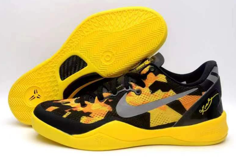 Kobe 8th generation real carbon casual sports running shoes basketball shoes men's shoes size 39-46