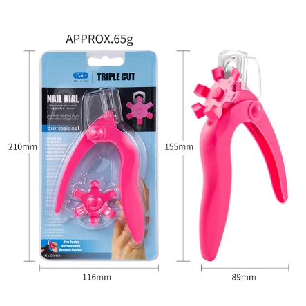 U Shaped Nail Clipper Acrylic Fake Nail Scissors Nail Tip Edge Cutter Trimmer