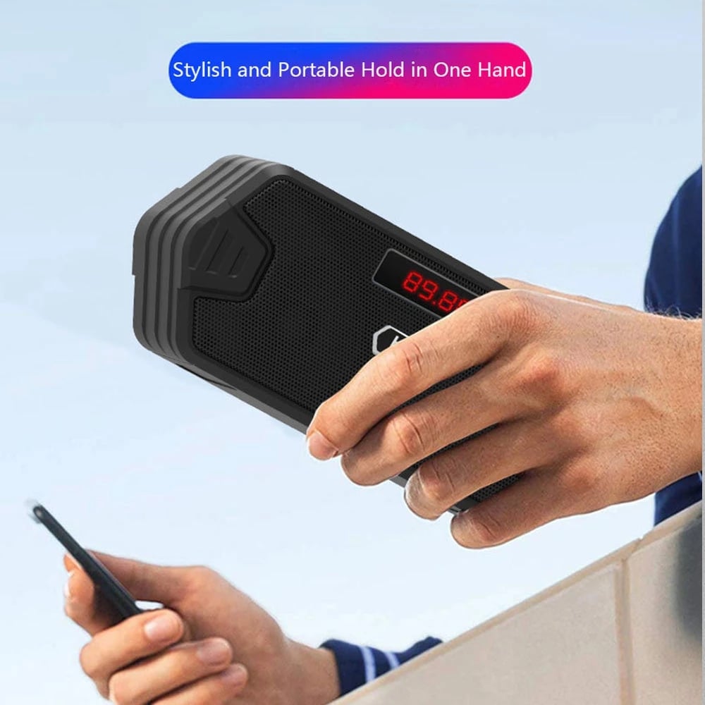 Portable Wireless Speaker Bluetooth-compatible Column Bass Mini Subwoofer Support TF Card USB Speakers FM Receiver/Radio With FM