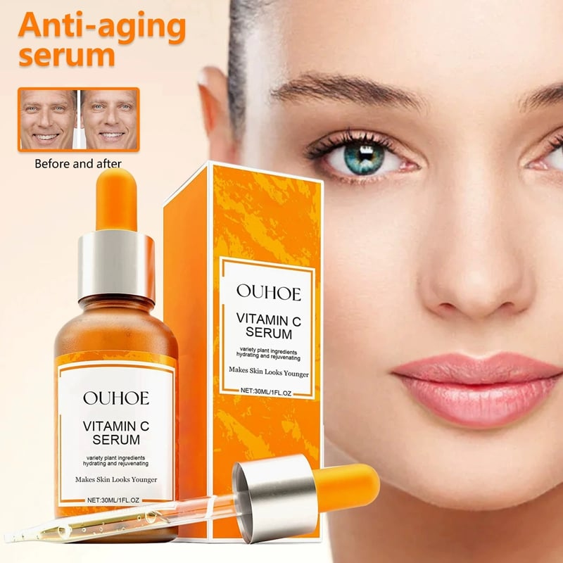 Vitamin C Face Serum Vitamin E for Skin Firming Rejuvenation Moisturizing Brightning Face Shrink Pores Retinol Face Serum