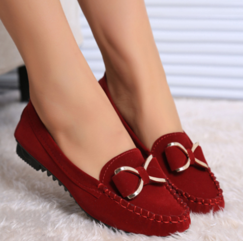 New Fashion Women's Flats Round Toe Shoes New Women Autumn Ladies Ballet Flat Casual Single Shoes