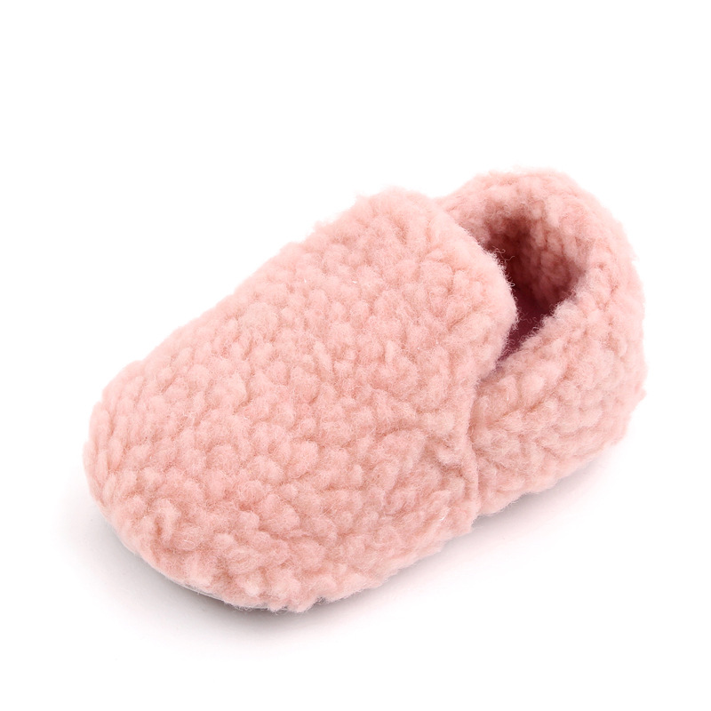 Baby Winter and Autumn Style Multiple Choices Soft Cotton Warm and Plush Toddler Shoes Anti-slip Sole Prewalking